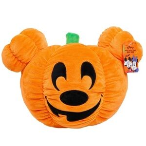 NWT Disney Halloween Pumpkin Head Plush, 12"
